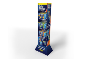 Custom 3D rendering of skinny tower display