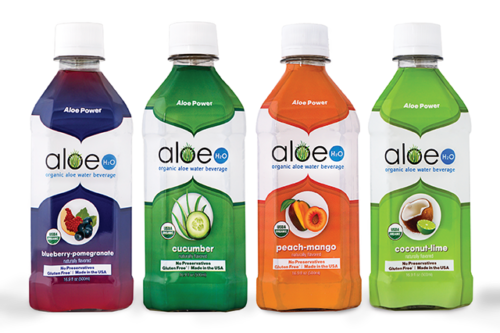 Custom shrink wrap design by Salani Design And Merchandising for Lily of the desert Aloe H2O flavored drink